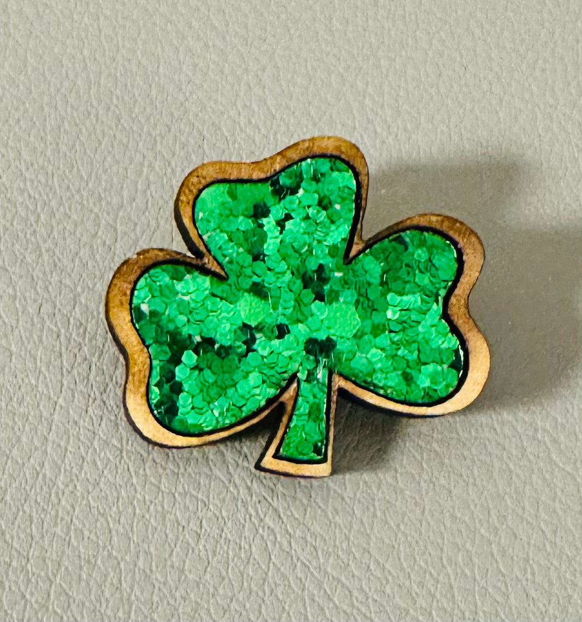 1” Studded Shamrocks